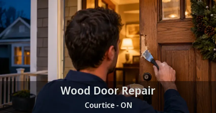 Wood Door Repair Courtice - ON