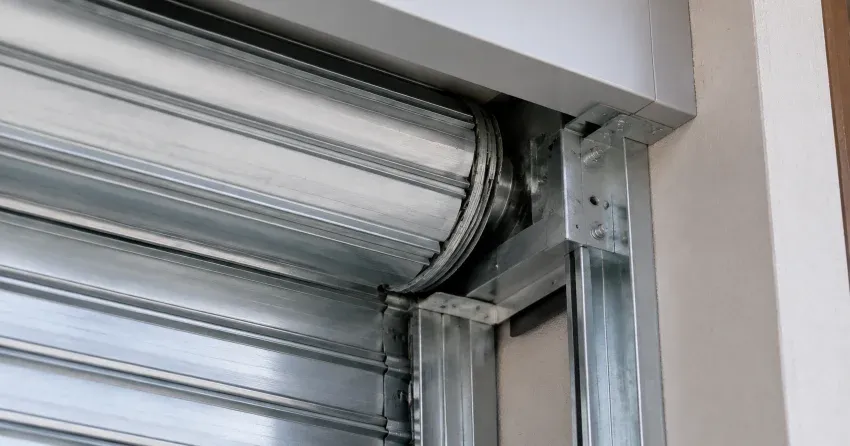 automatic storefront door technician servicing motor and sensor in Courtice