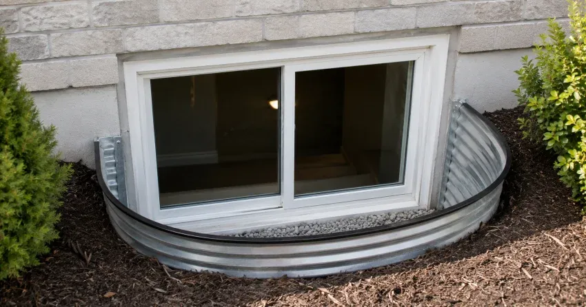 new casement kitchen window installed above sink in Courtice