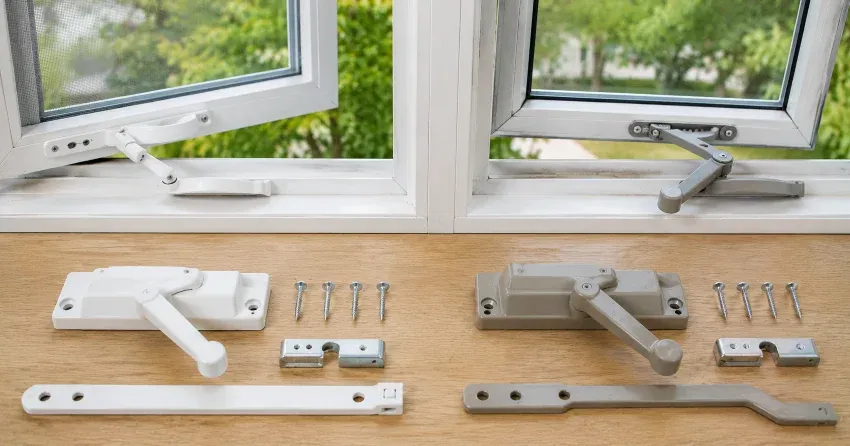 new casement window crank operator installed in Courtice home